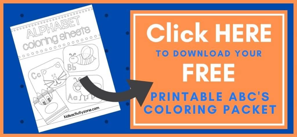 Alphabet Coloring Pages Printable Button