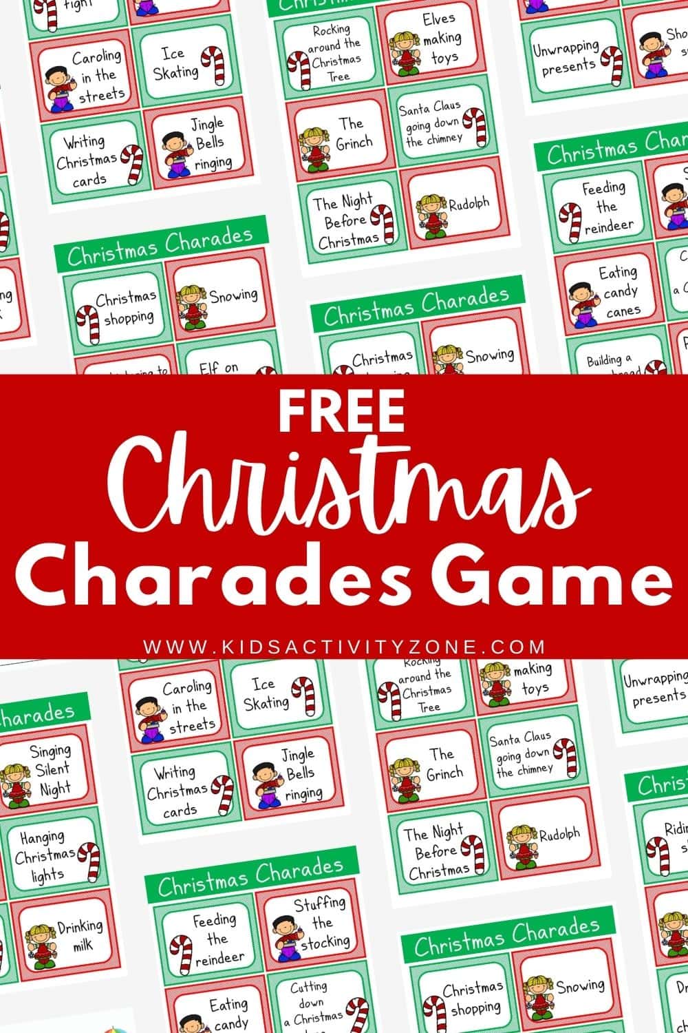 Looking for a easy and fun game for the kids at Christmas? This Christmas Charades is the perfect activity! The kids love it and it keeps them active while having fun.