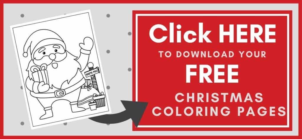 Christmas Coloring Pages Download Button