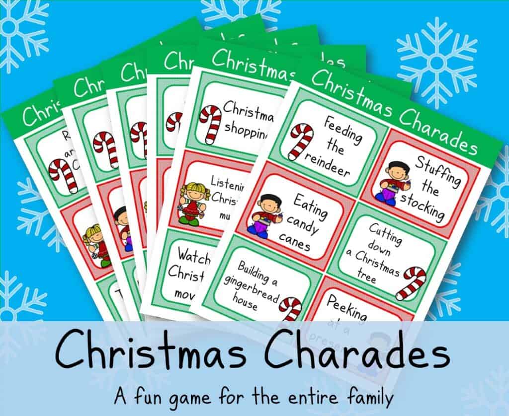 Christmas Charades For Kids Kids Activity Zone