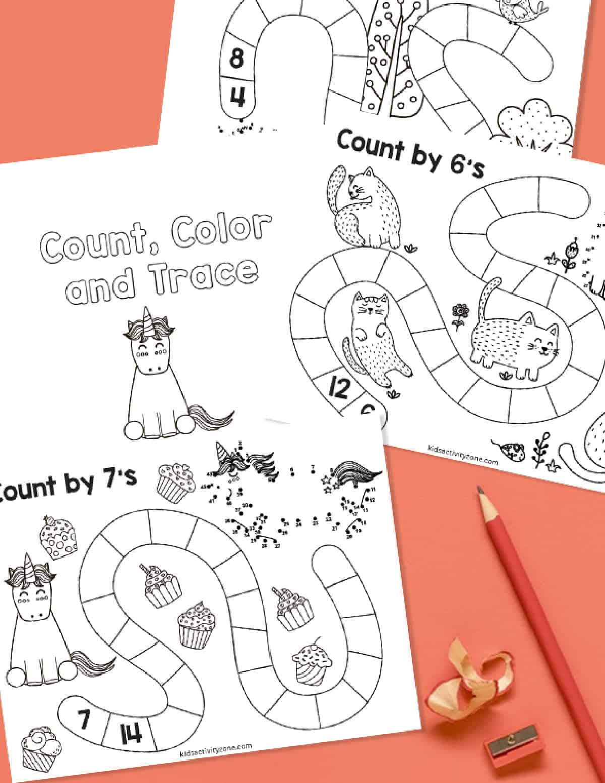 skip counting worksheets kids activity zone