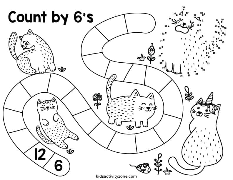 Skip Counting by 6s Worksheet