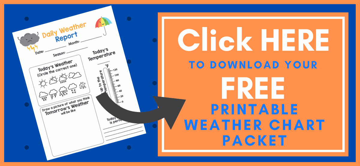 Weather Chart Printable Button