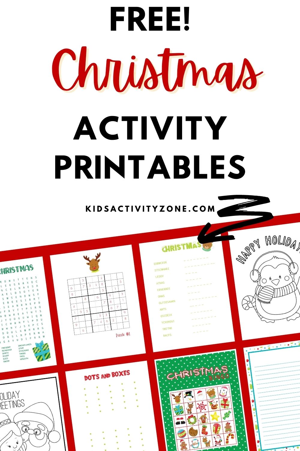 Printable Christmas Activities - Kids Activity Zone