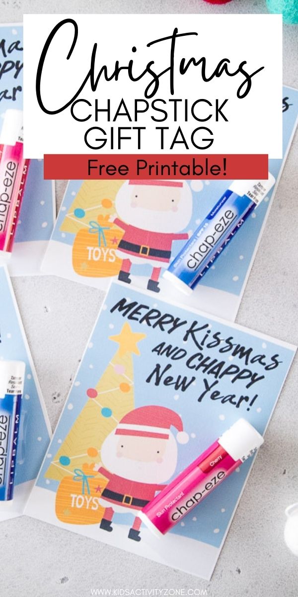 Merry Kissmas and Chappy New Year Chapstick Gift Idea that's inexpensive and easy to make! Now you can hand out little gift to everyone on your Christmas list and like lunch ladies, bus drivers and more!