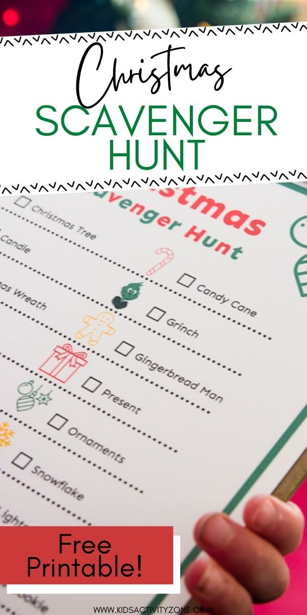 Christmas Scavenger Hunt is a free printable perfect for the holidays. The kids can do it around the house, make it into a competition or game!