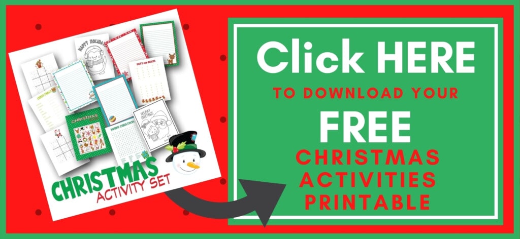 Christmas activities printable Printable Button