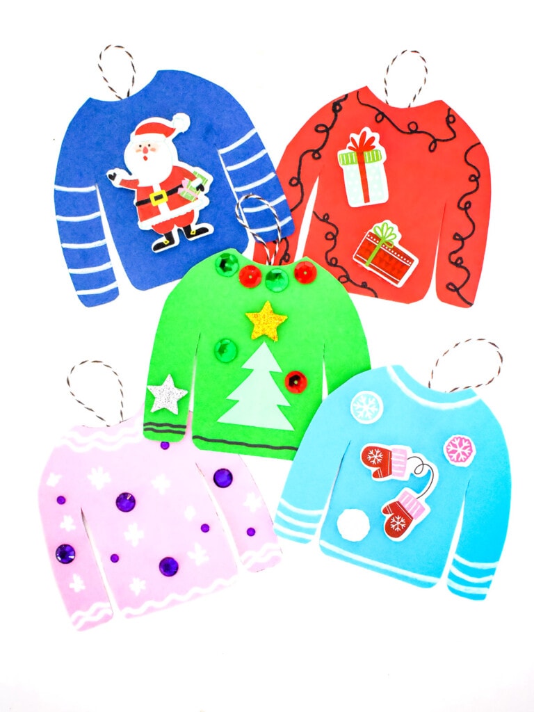 Easy Ugly Christmas Sweater Craft
