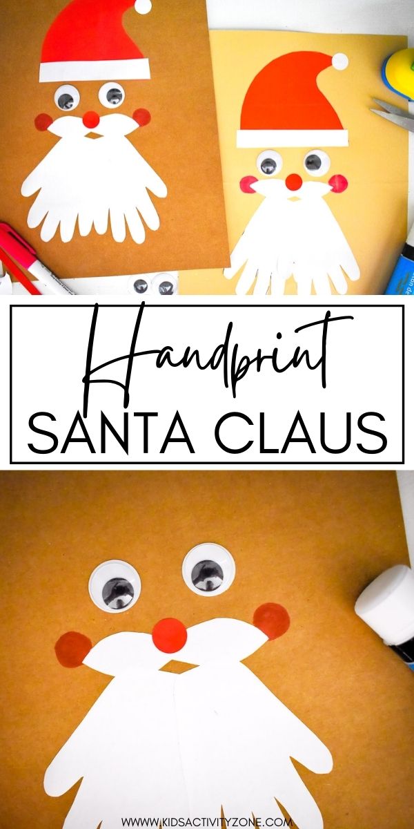 There's nothing cuter than crafts made with a child's handprints, plus they are perfect for saving! This adorable Handprint Santa Claus craft is a great activity for little hands during the holidays and they are so precious! Quick, easy and fun!