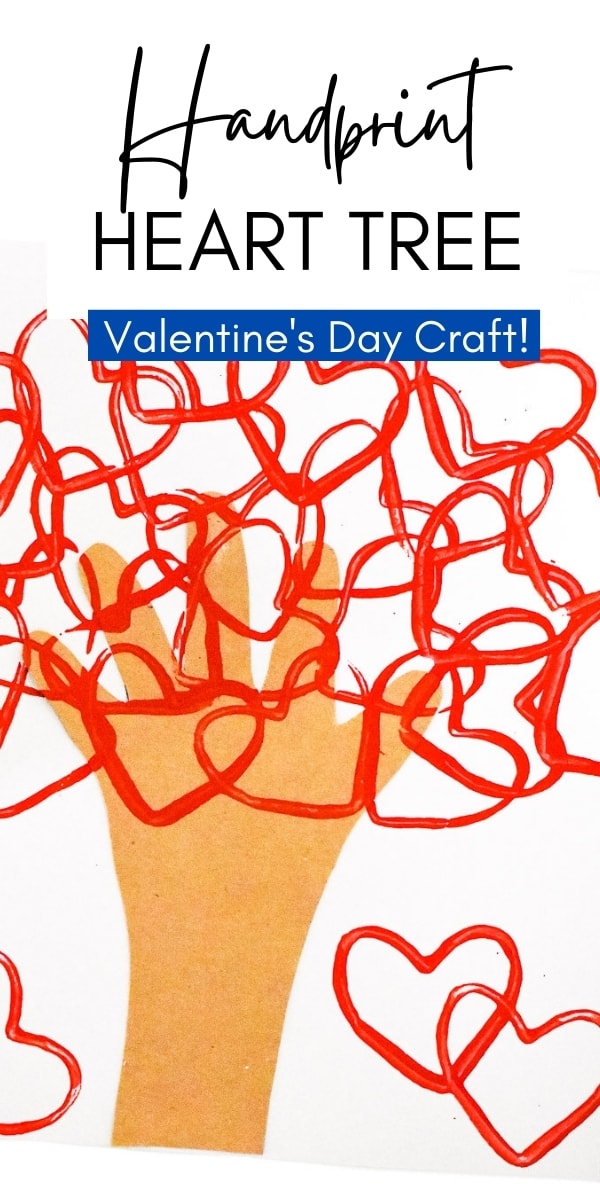 Valentine's Day Handprint Heart Tree Craft is an easy activity for preschoolers and young elementary children. It only needs a few supplies that are easy to find. Grab them and make this Valentine's Day Toilet Paper Roll craft today! 