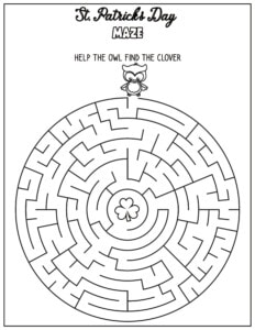 St. Patrick's Day Activities Printable - Kids Activity Zone