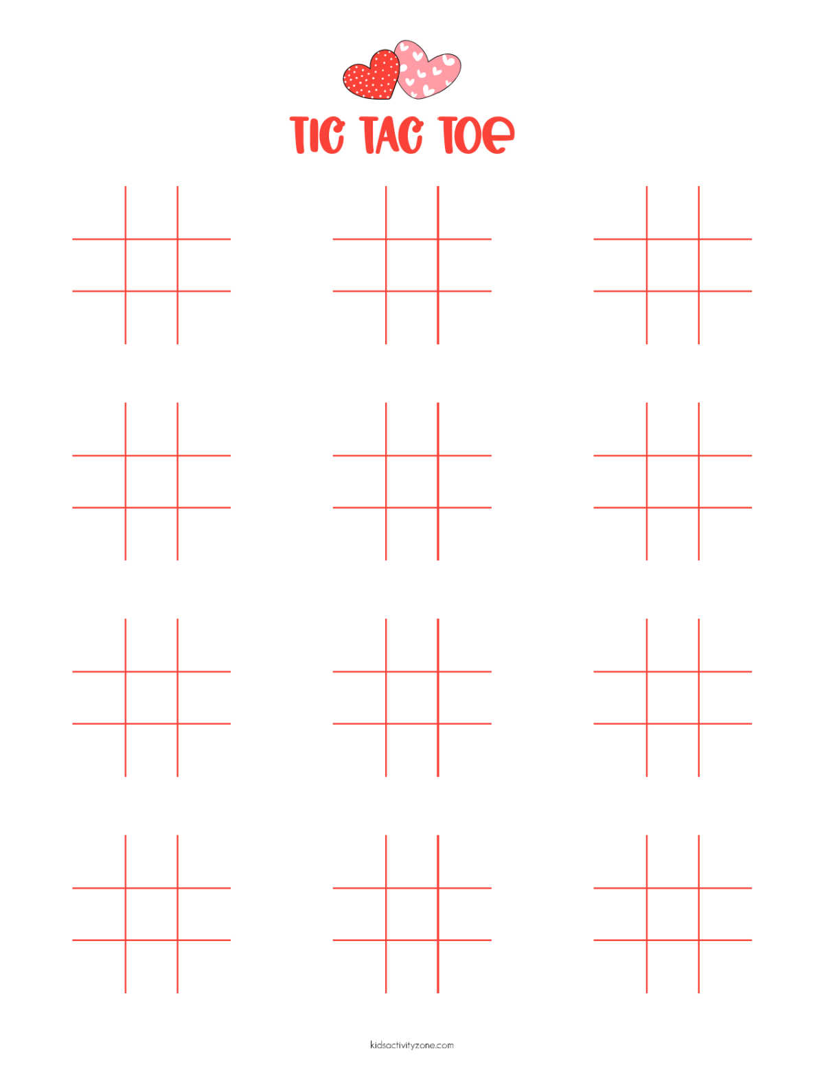 Image Valentine's Day Tic Tac Toe Printable