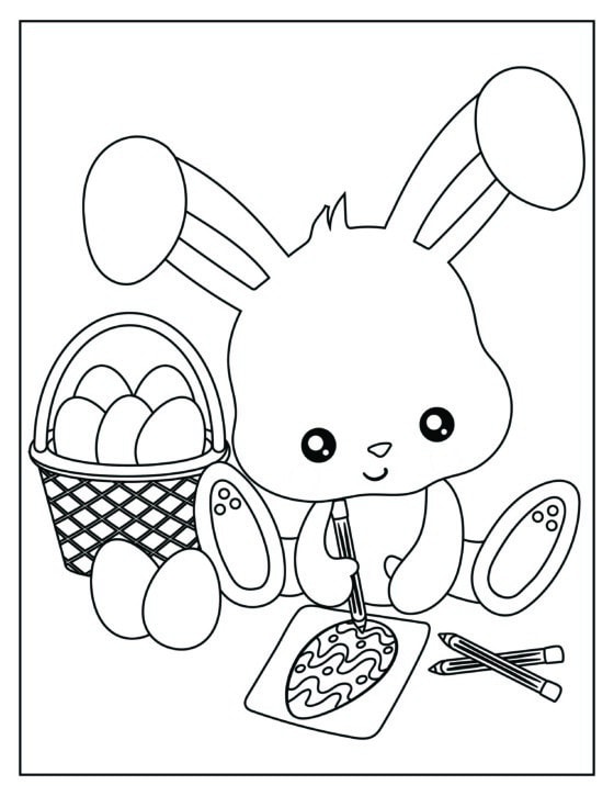 Easter Coloring Pages - Kids Activity Zone