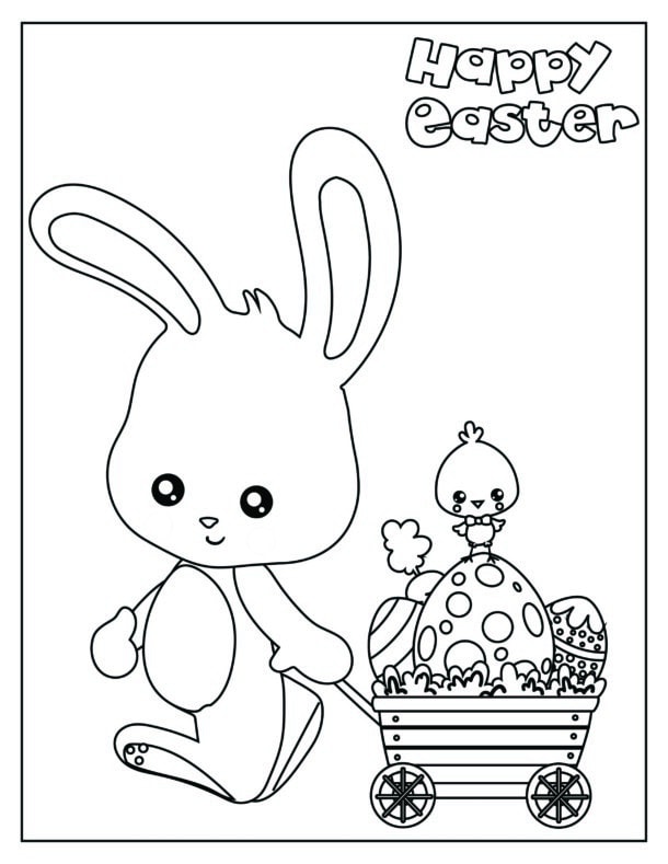 Easter Coloring Pages - Kids Activity Zone