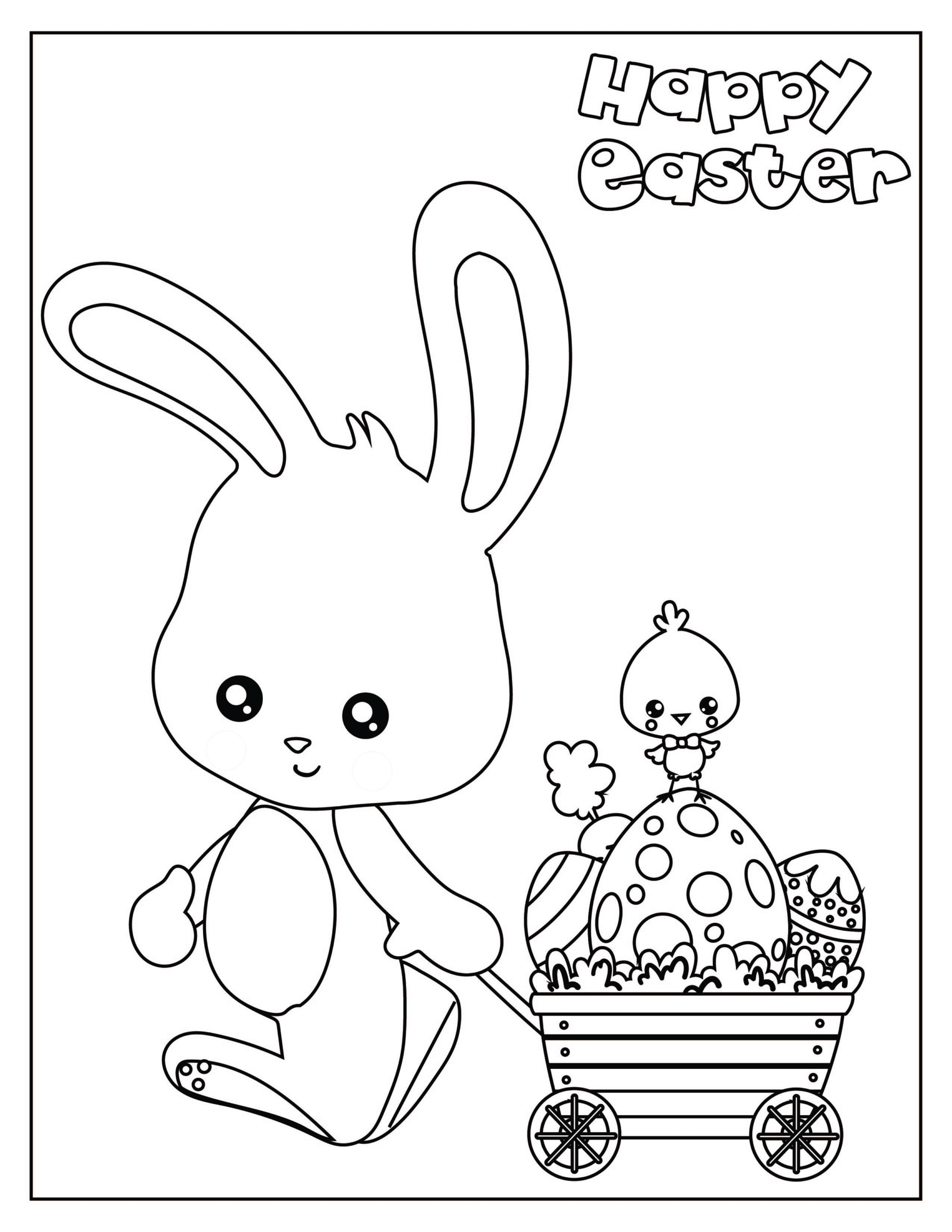 Easter Coloring Pages Kids Activity Zone
