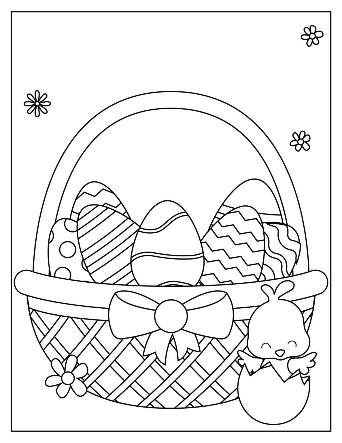 Easter Coloring Pages - Kids Activity Zone