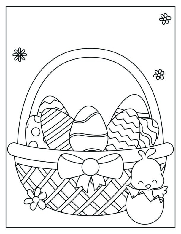 Easter Coloring Pages - Kids Activity Zone