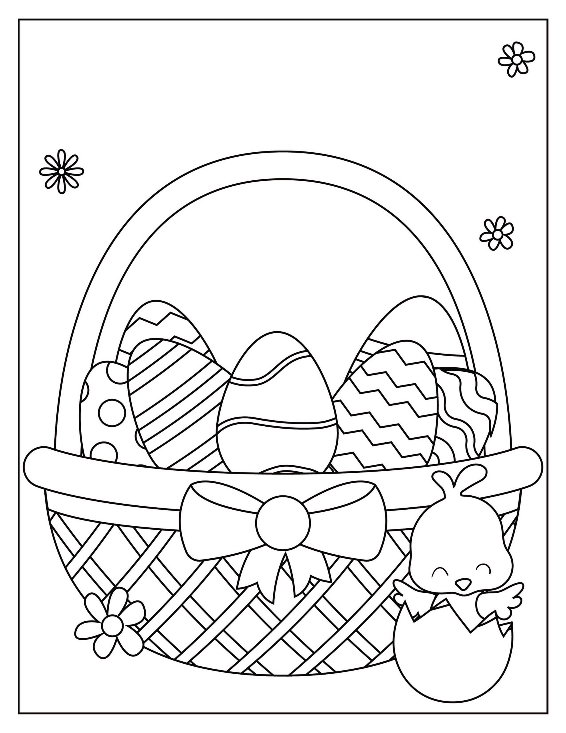Easter Coloring Pages - Kids Activity Zone