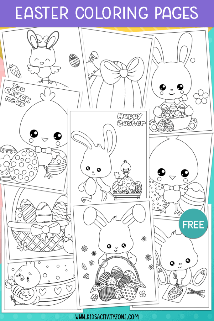 Easter Color by Number - Free Download! - Kids Activity Zone