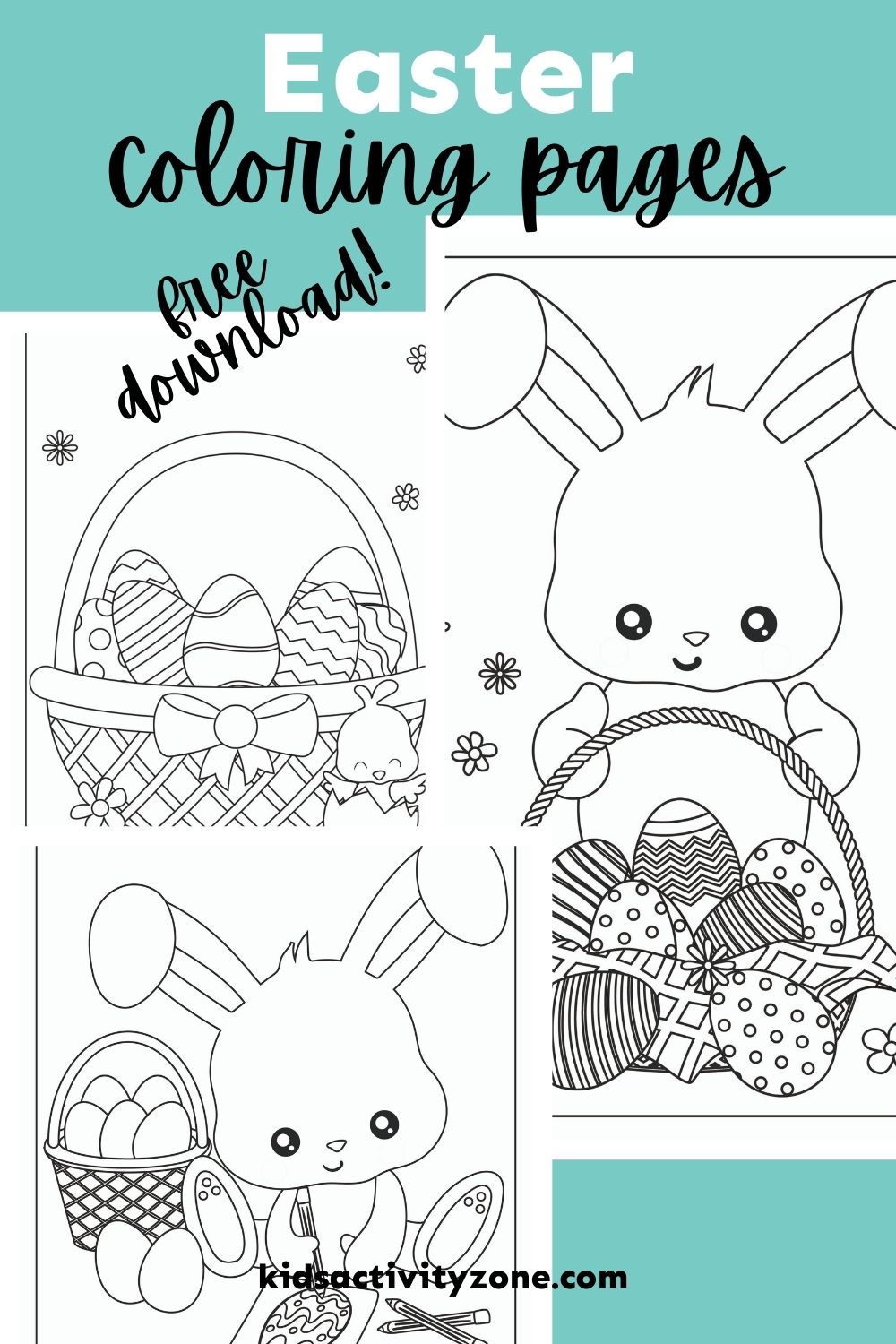 Easter Color by Number - Free Download! - Kids Activity Zone