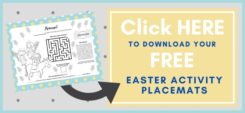 Easter Placemat Download Button