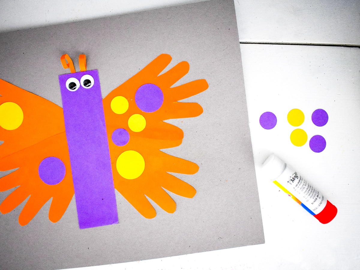Handprint Butterfly Easy Craft Idea! Kids Activity Zone