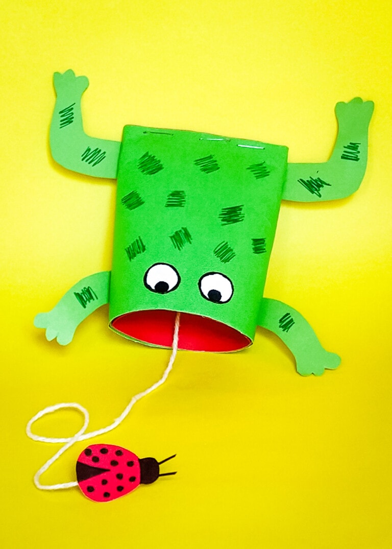 Toilet Paper Roll Frog Craft - Easy Craft - Kids Activity Zone