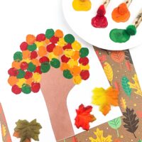 Tree Pom Pom Painting