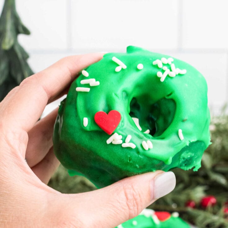 Grinch Donuts Square cropped image