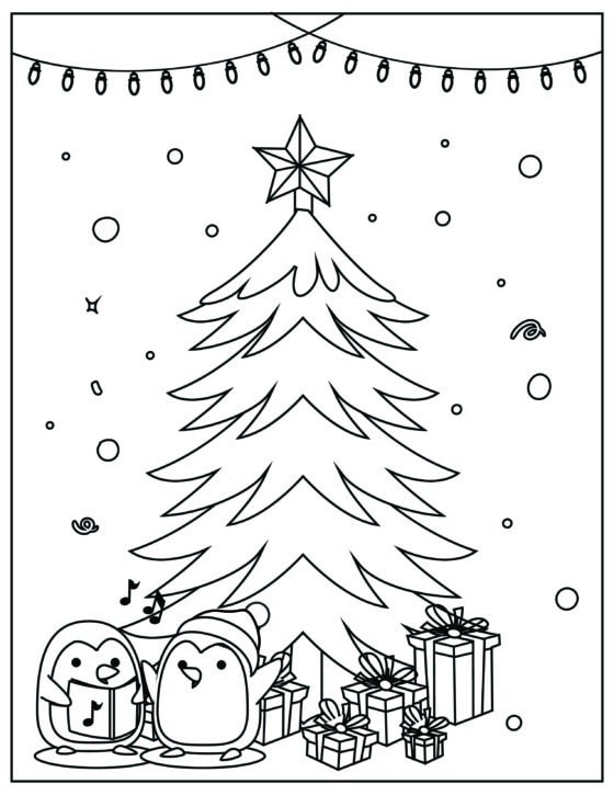 Christmas Coloring Pages - Free Printables! - Kids Activity Zone