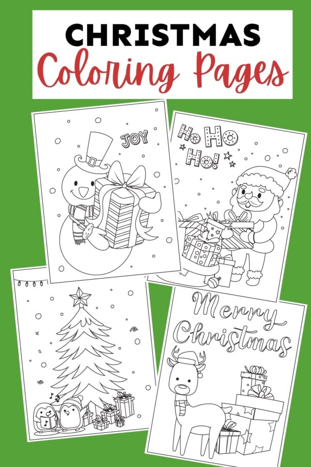 Christmas Coloring Pages - Free Printables! - Kids Activity Zone