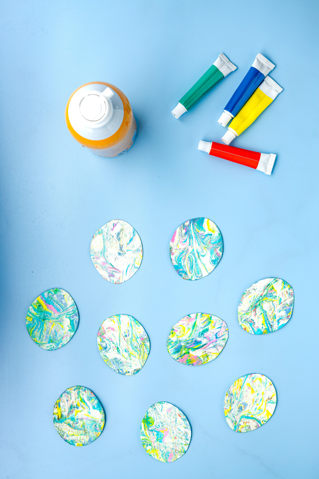 Easter Egg Shaving Cream Painting Kids Activity Zone