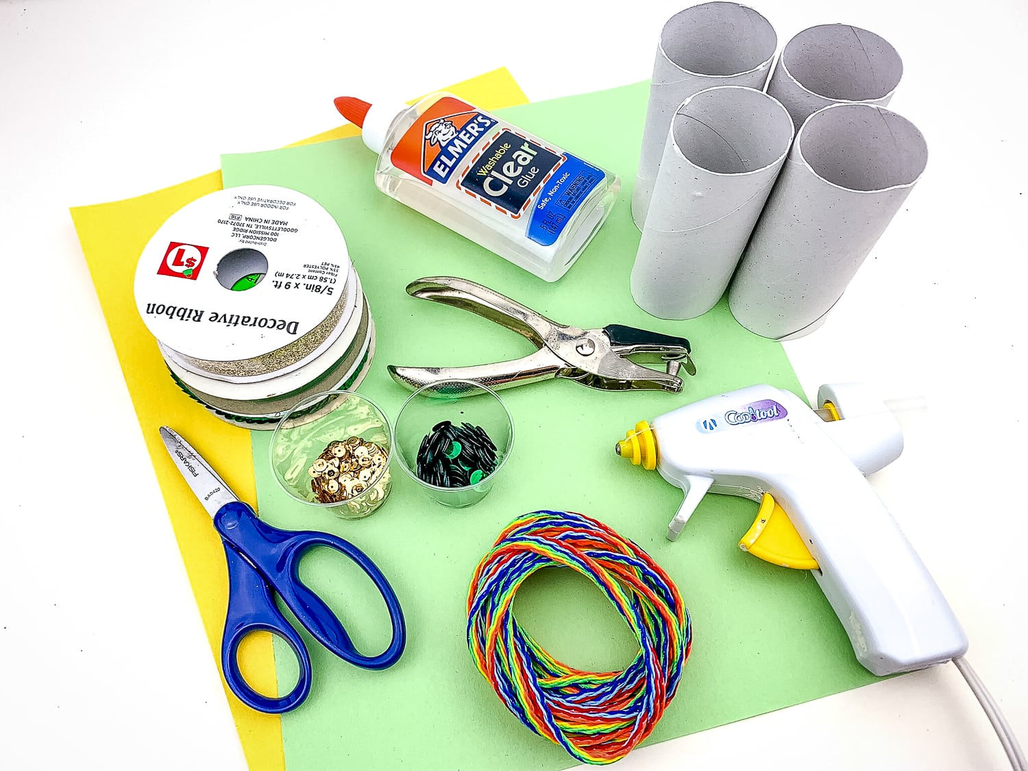 Supplies for Leprechaun Lookers craft