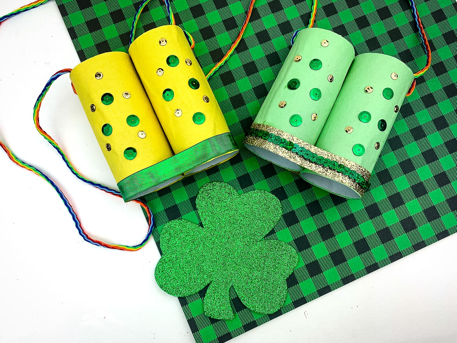 Set of St. Patrick's Day Leprechaun Lookers Craft
