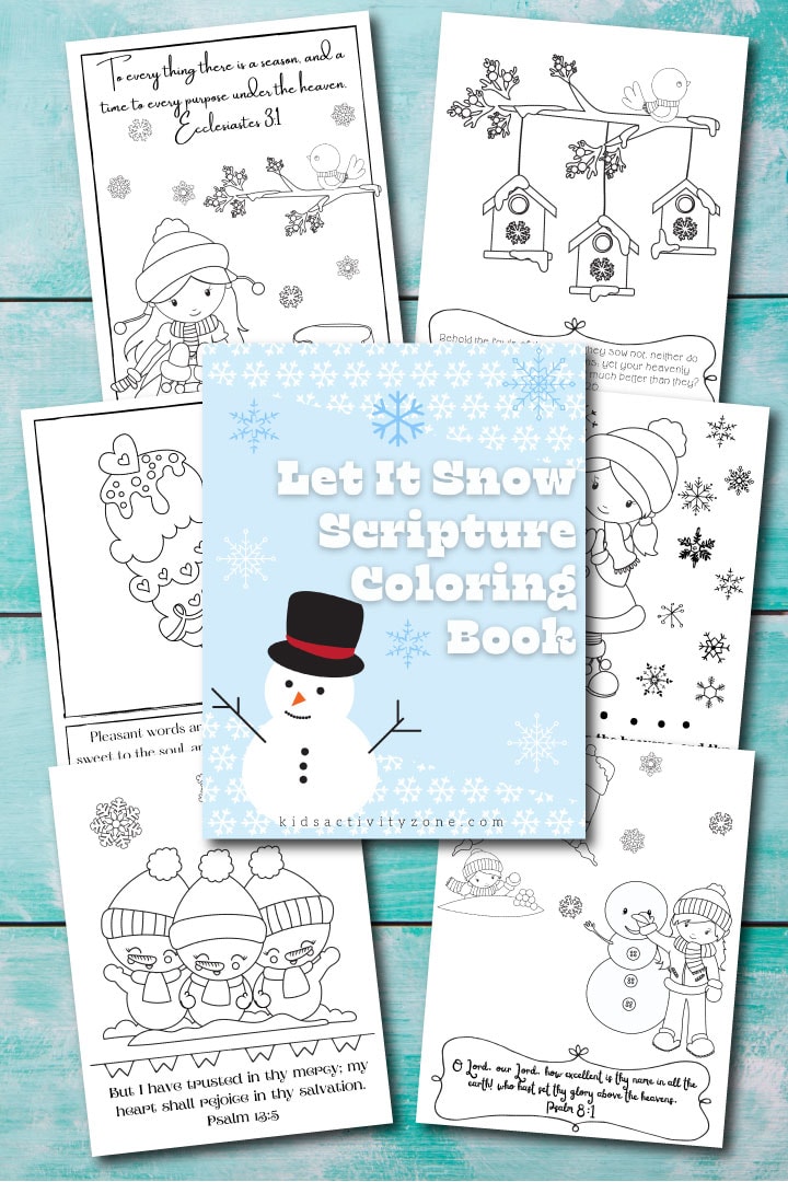Fun, cute coloring pages with different Bible verses on them. Best of all these Winter Scripture Coloring Pages are FREE to download. Kids will have fun coloring them while being reminded of how much God loves them. Print them out, grab your crayons and have fun. 