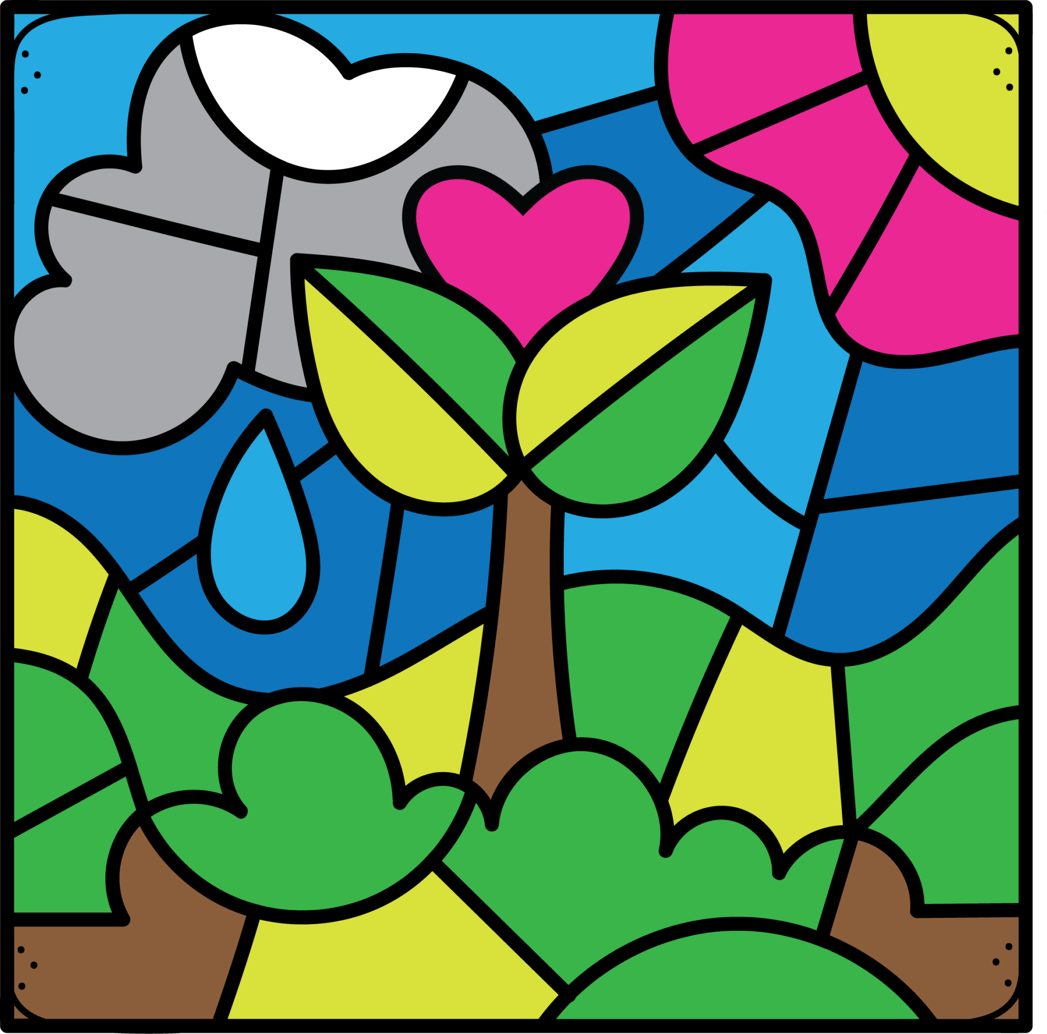 Earth Day Color By Number - Kids Activity Zone
