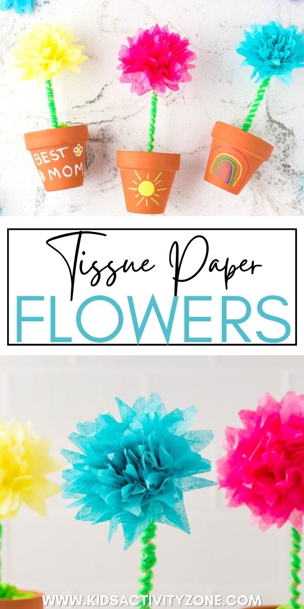 You'll never guess how easy these impressive and beautiful Tissue Paper Flowers are to make! The supplies you need are basic and easy to find. Step by step directions on how to make flowers out of tissue paper. 