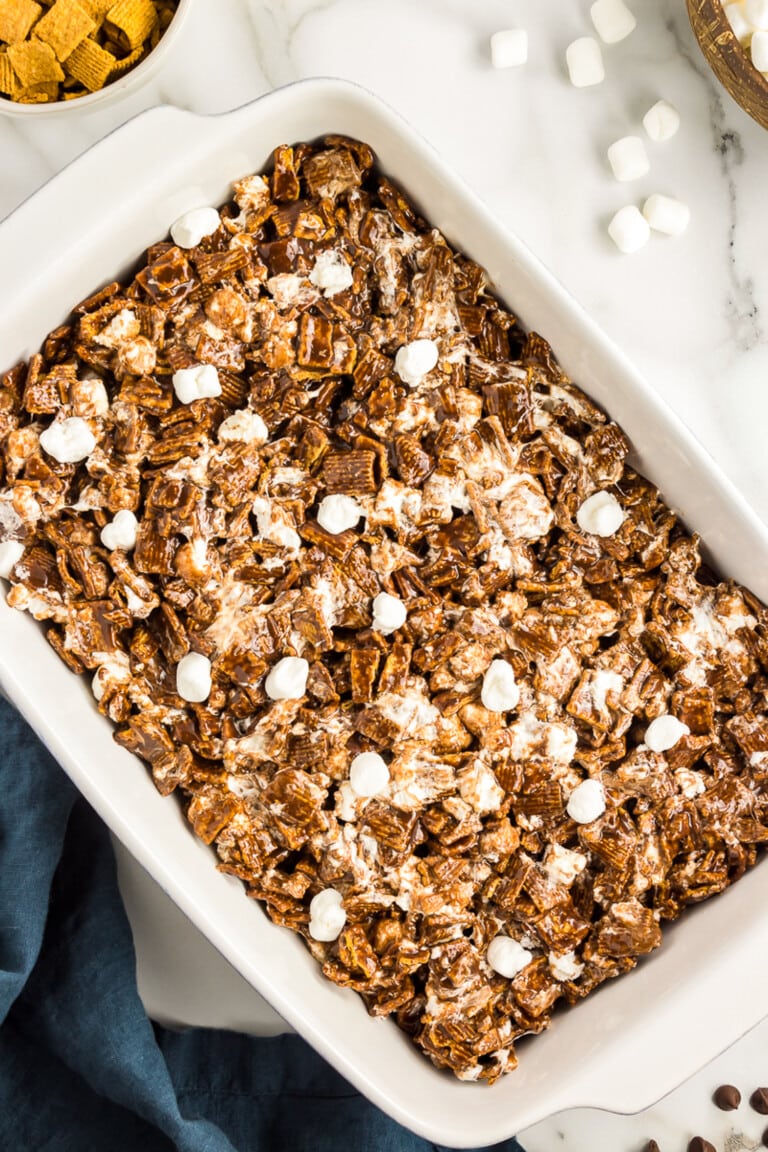 Overhead image of S'mores bars