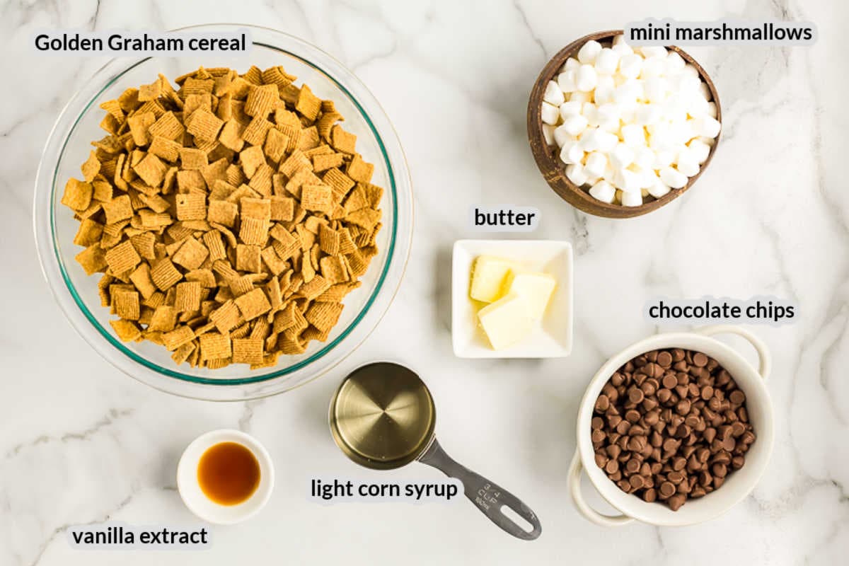 S'mores Bars Ingredients