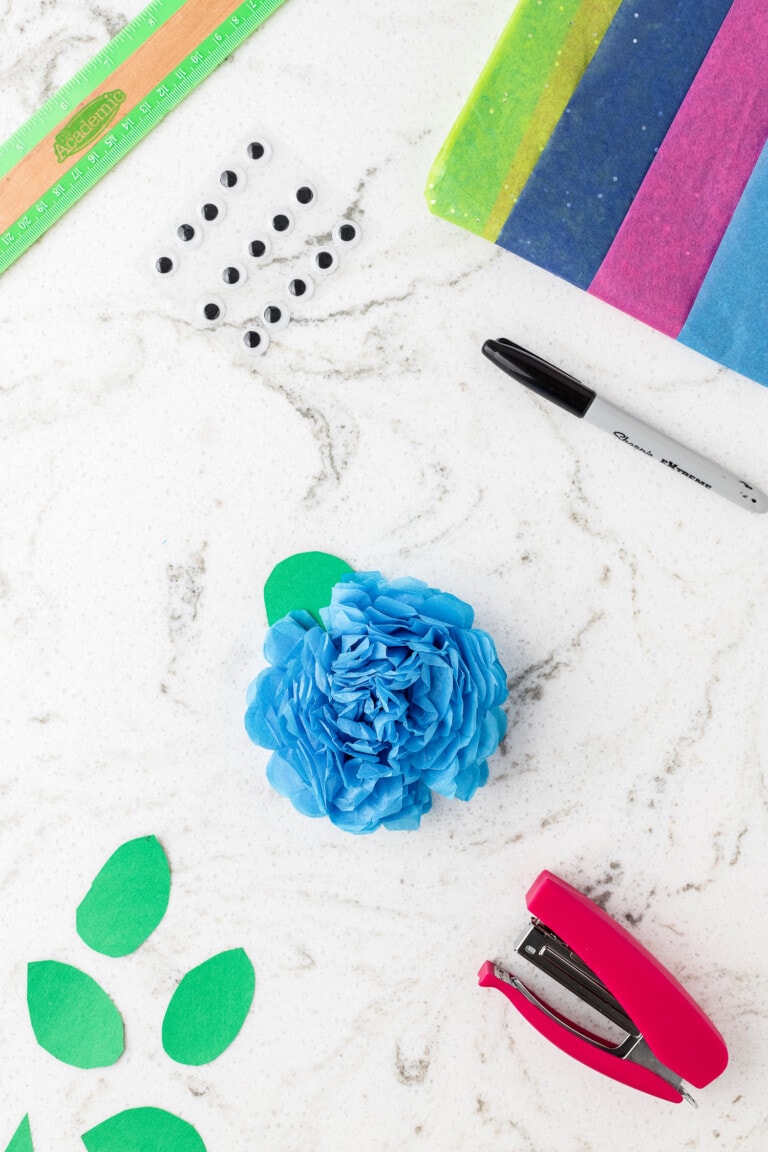 Tissue Paper Turtle Craft Kids Activity Zone