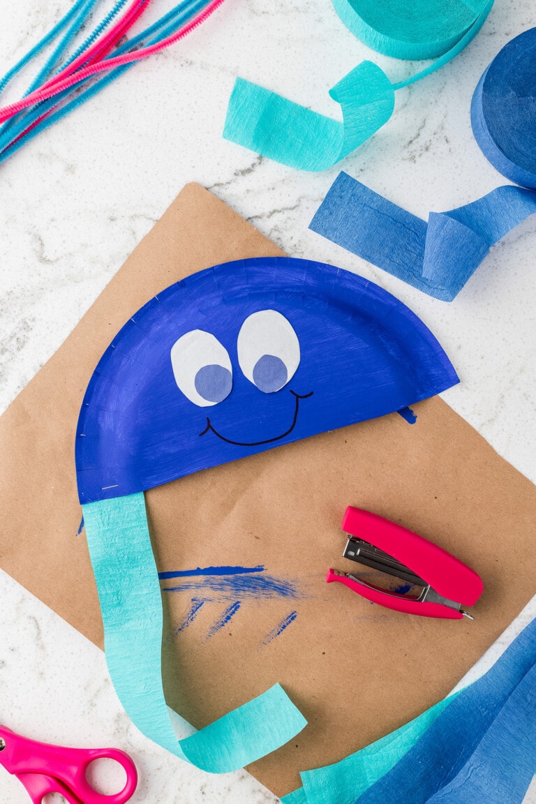 Paper Plate Jellyfish Craft Kids Activity Zone