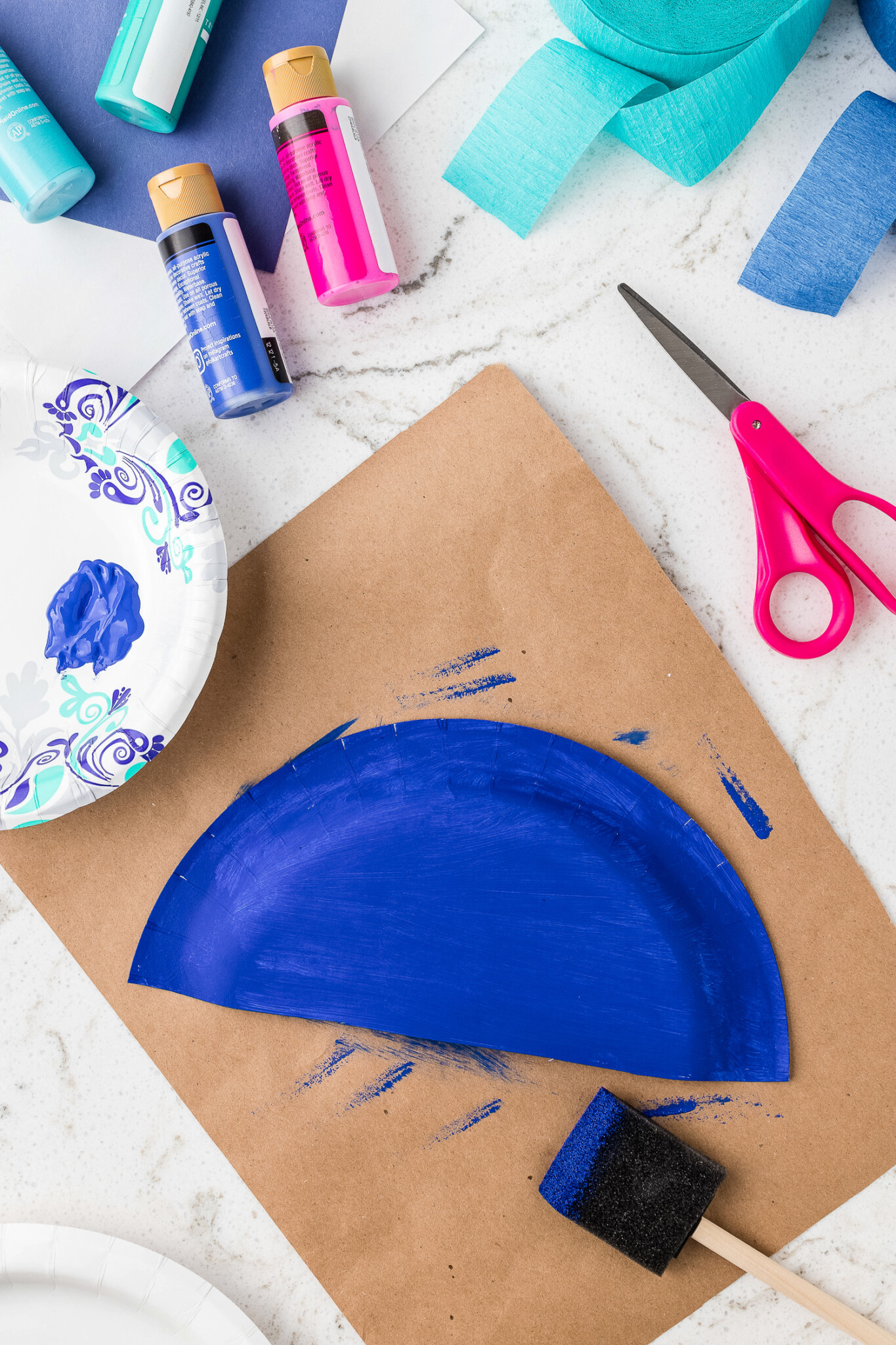 Paper Plate Jellyfish Craft Kids Activity Zone