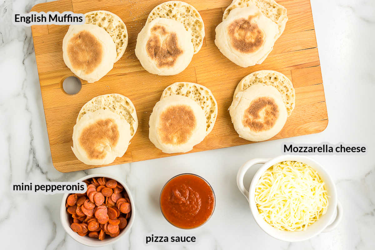 English Muffin Pizzas Ingredients