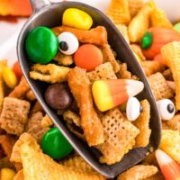 Halloween Snack Mix Square