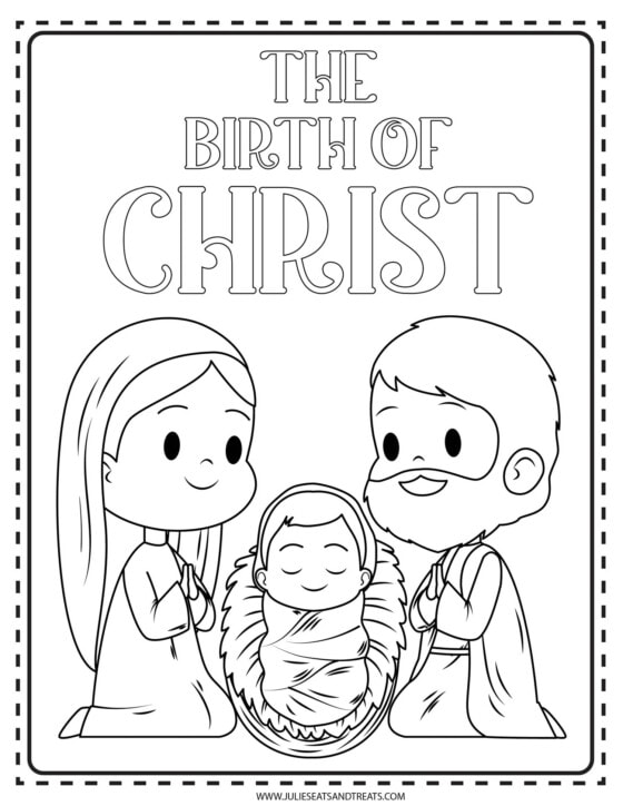 Nativity Coloring Pages - Free Printable! - Kids Activity Zone