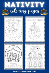 Nativity Coloring Pages - Free Printable! - Kids Activity Zone