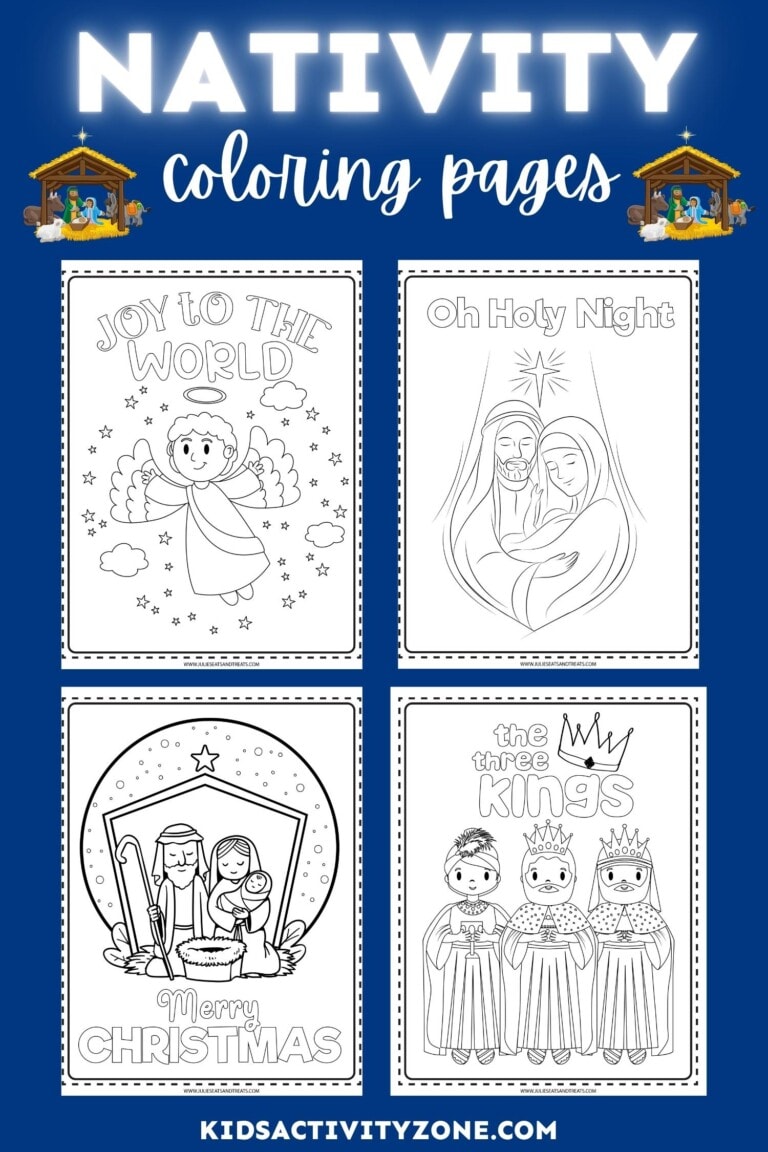 Nativity Coloring Pages