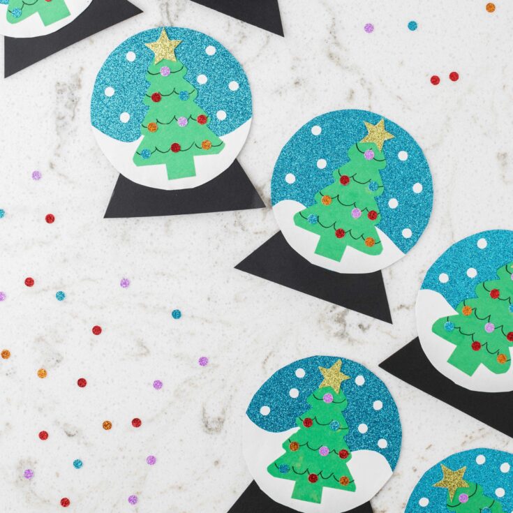 Snow Globe Craft Square Cropped Image