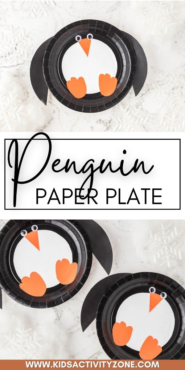 It's wintertime and the kids are bored again! If it's to cold to play outside then it's the perfect time to make this Paper Plate Penguin craft. With minimal supplies and an easy template it's a quick and easy winter craft that's cute.