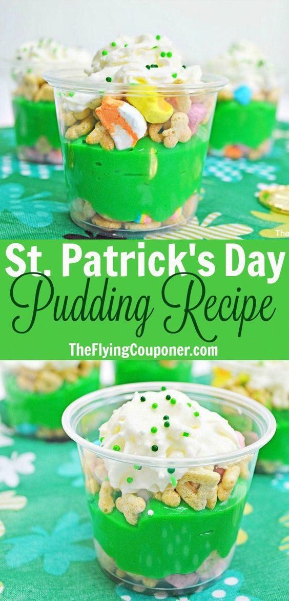 St. Patrick's Day Pudding Main Image